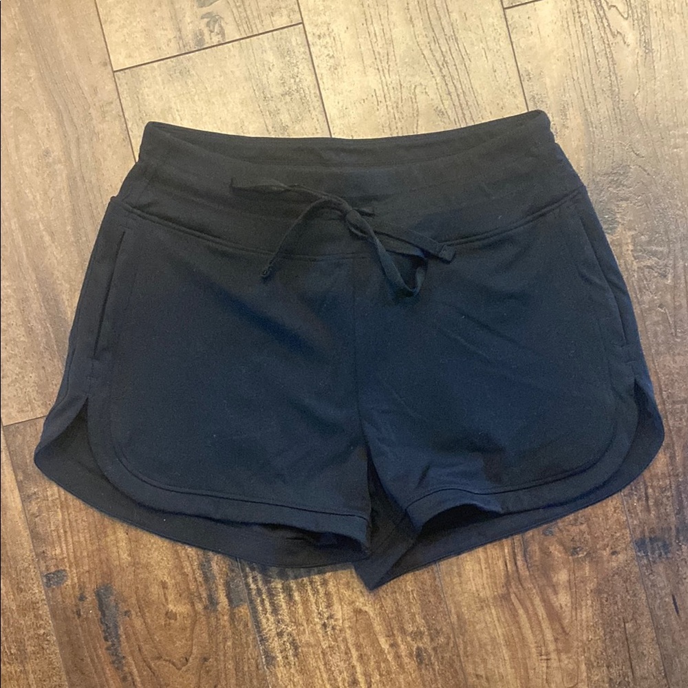 ZYIA Black Athletic Shorts Lightweight Minimalist Design